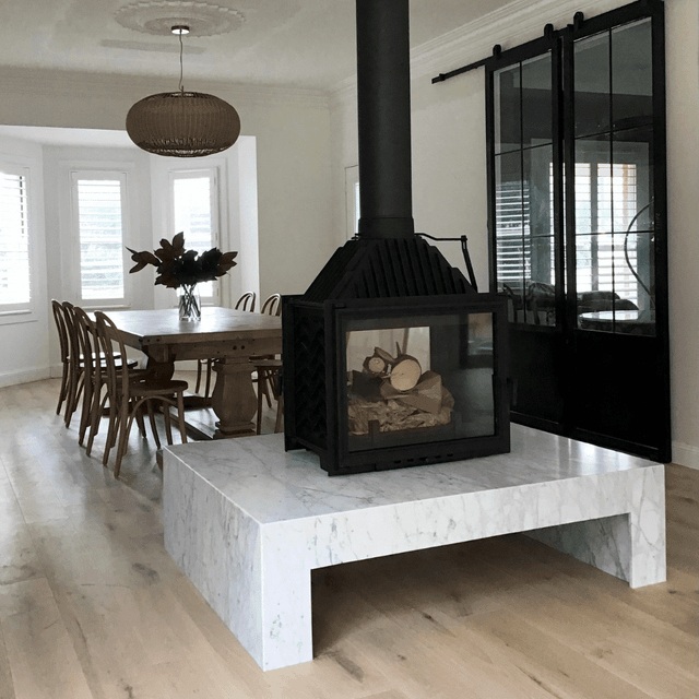 Siena 750 Fireplace Tunnel Freestanding - Living Fire